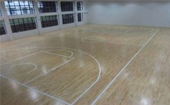 楓木籃球館地板施工技術(shù)-凱潔地板